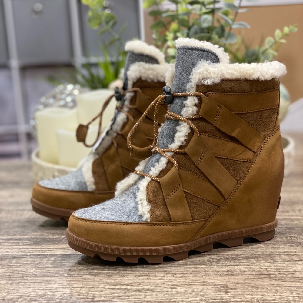 🆕 Sorel Joan of Arctic Wedge II Cozy Boots - Picture 3 of 11
